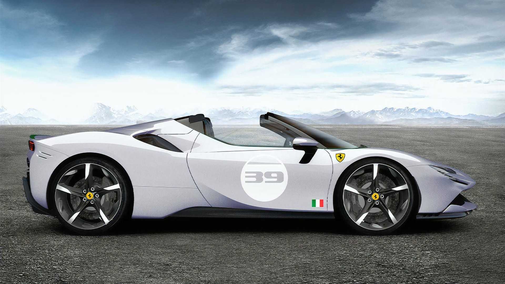 Ferrari SF90 Spider (Bianco Courmayeur)