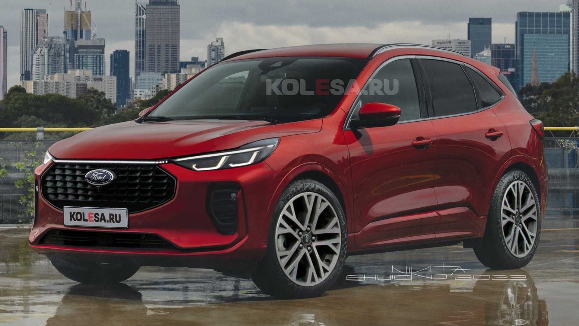 2023-ford-escape-kuga-facelift-rendering